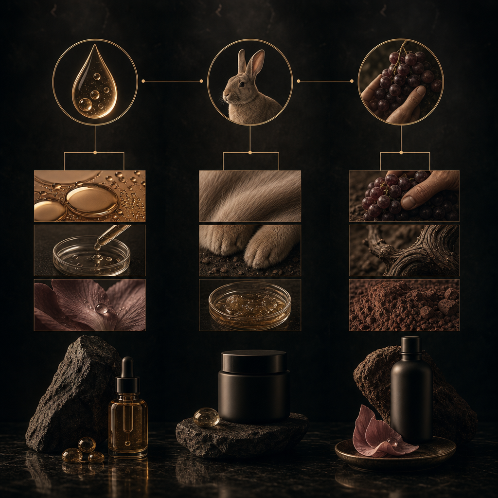 Comparison of clean, cruelty-free and ethical sourcing evidence